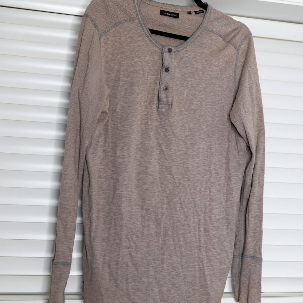 Wings + Horns Mens XL Long Sleeve T Shirt